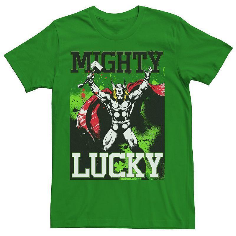 Mens Marvel Thor Mighty Lucky St Patricks Tee Product Image