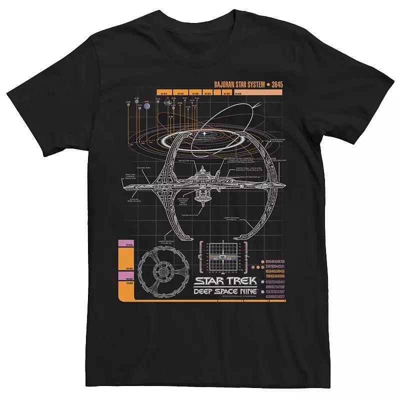 Mens Star Trek DS9 Bajoran System Schematic Tee Product Image