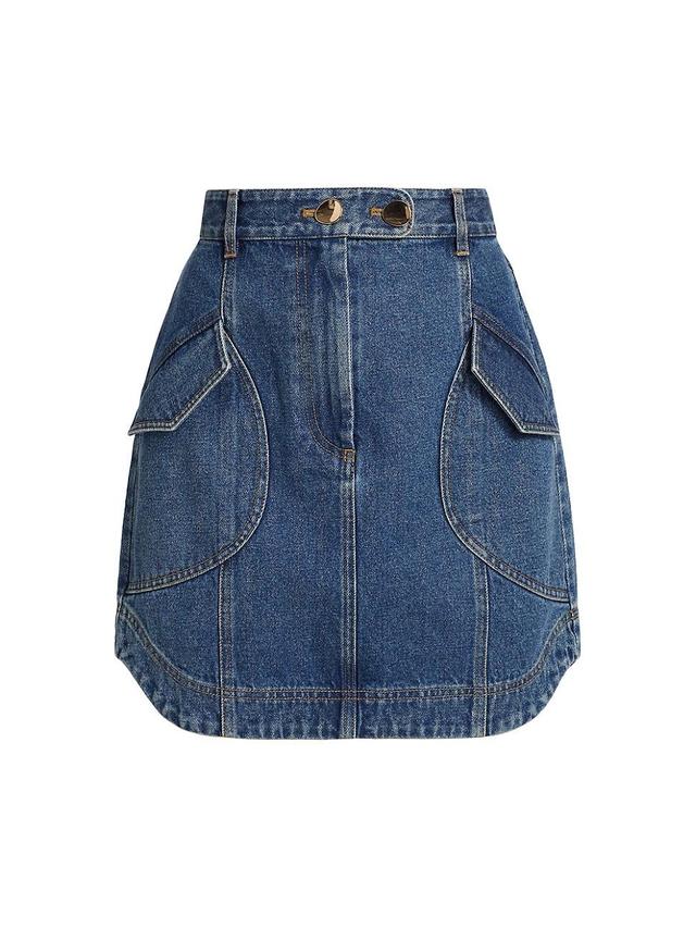 Womens Glenfern Denim Miniskirt Product Image