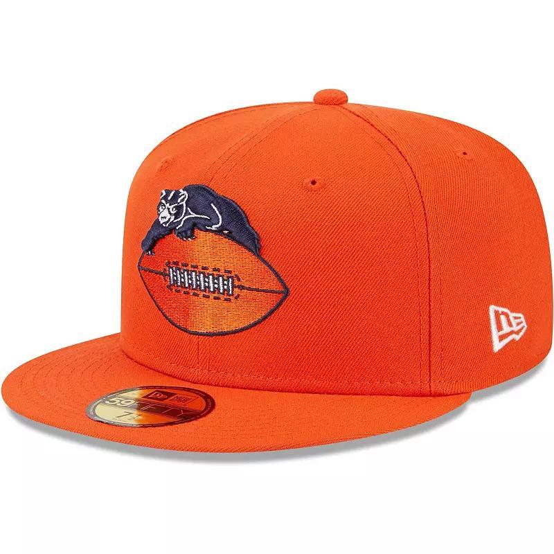 Mens New Era Chicago Bears Throwback Main 59FIFTY Fitted Hat Product Image