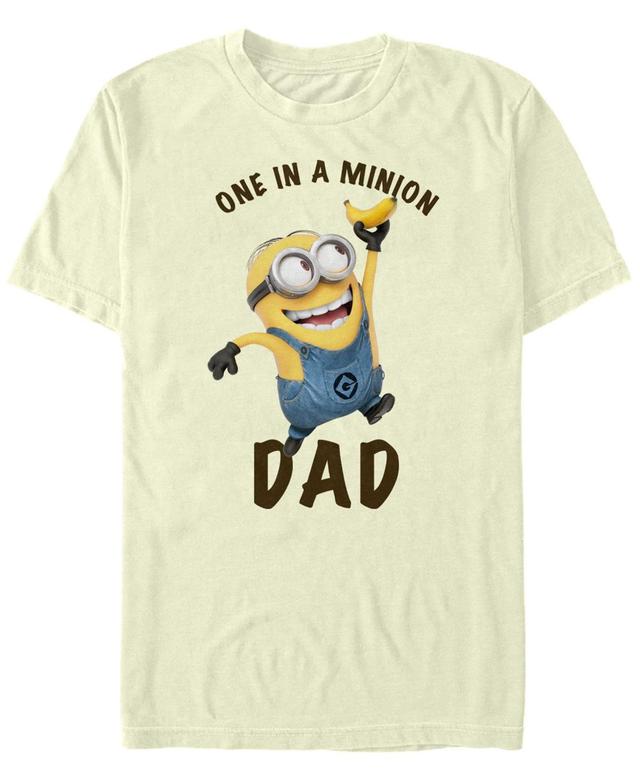 Mens Despicable Me Minions Tis The Season To Be Jolly Banana Tee Athletic Grey Product Image