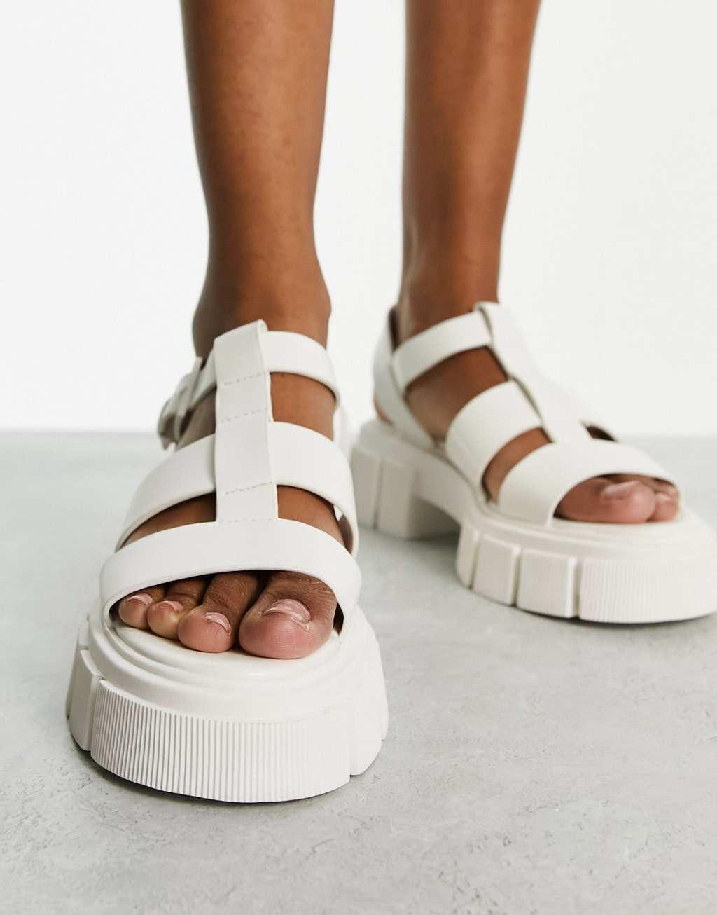 Stradivarius multi strap chunky sandal Product Image