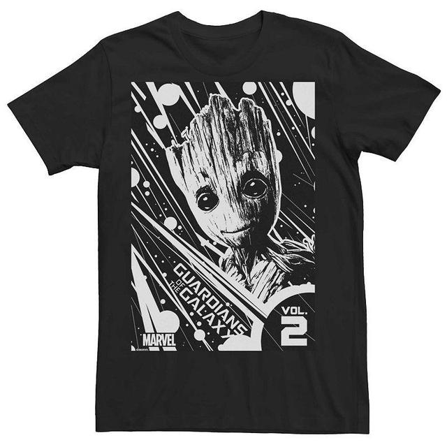 Mens Marvel Guardians Of The Galaxy 2 Groot Splatter Poster Graphic Tee Product Image