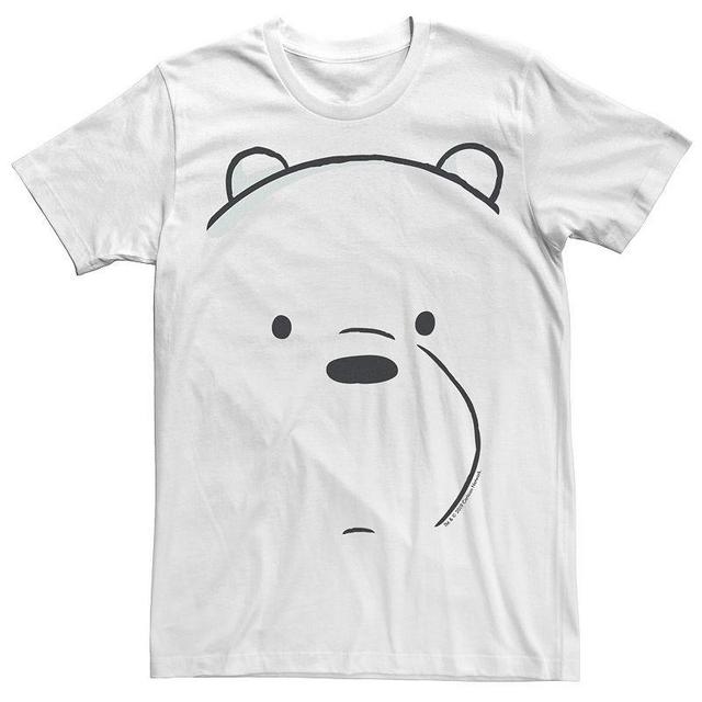 Mens CN We Bare Bears Ice Bear Big Face Tee Product Image