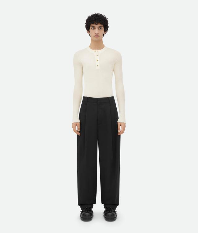 Men's Dry Mouline Wool Trousers in Fondant/camping Product Image