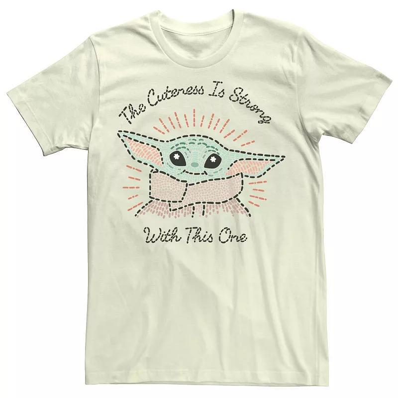 Mens The Mandalorian The Child Aka Baby Yoda Cuteness Is Strong Tee Product Image