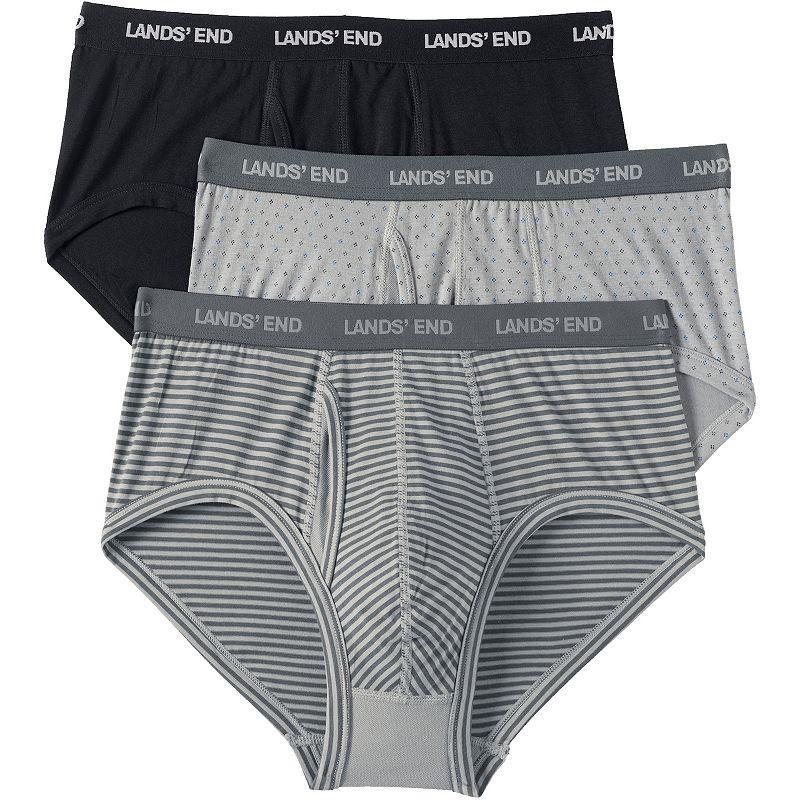 Lands End Mens Comfort Knit Brief 3 Pack Product Image