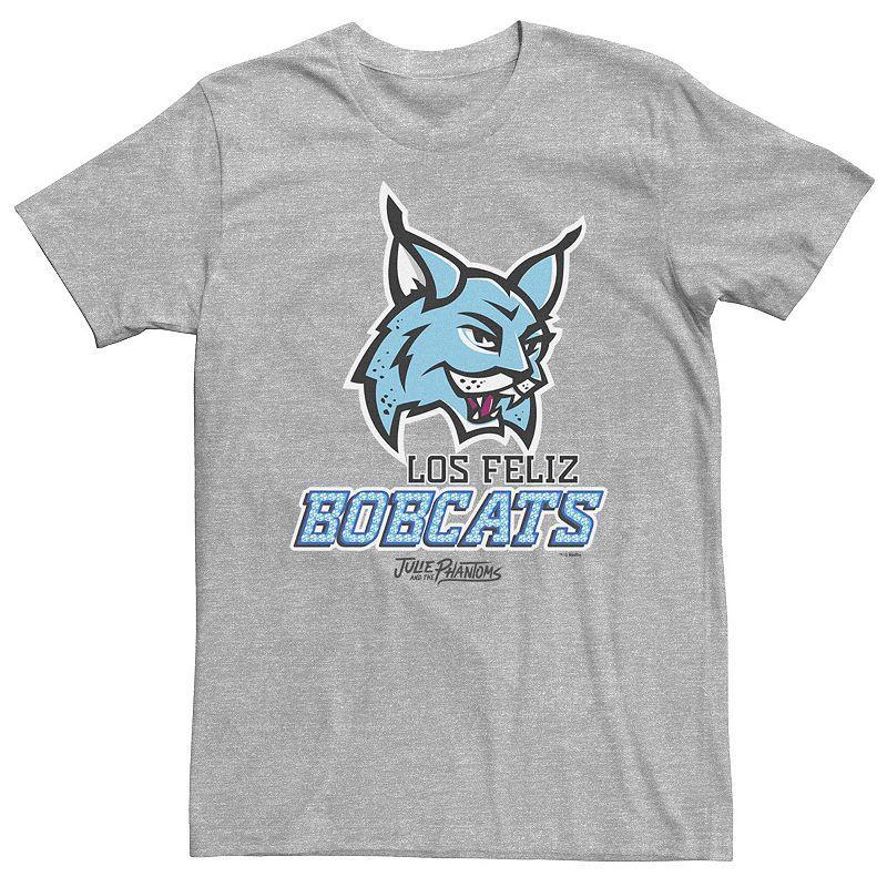 Big & Tall Julie And The Phantoms Los Feliz Bobcats Tee, Mens Athletic Grey Product Image