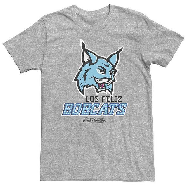 Big & Tall Julie And The Phantoms Los Feliz Bobcats Tee, Mens Athletic Grey Product Image