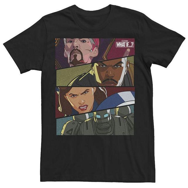 Mens Marvel What If Hero Cartoon Panels Tee Product Image