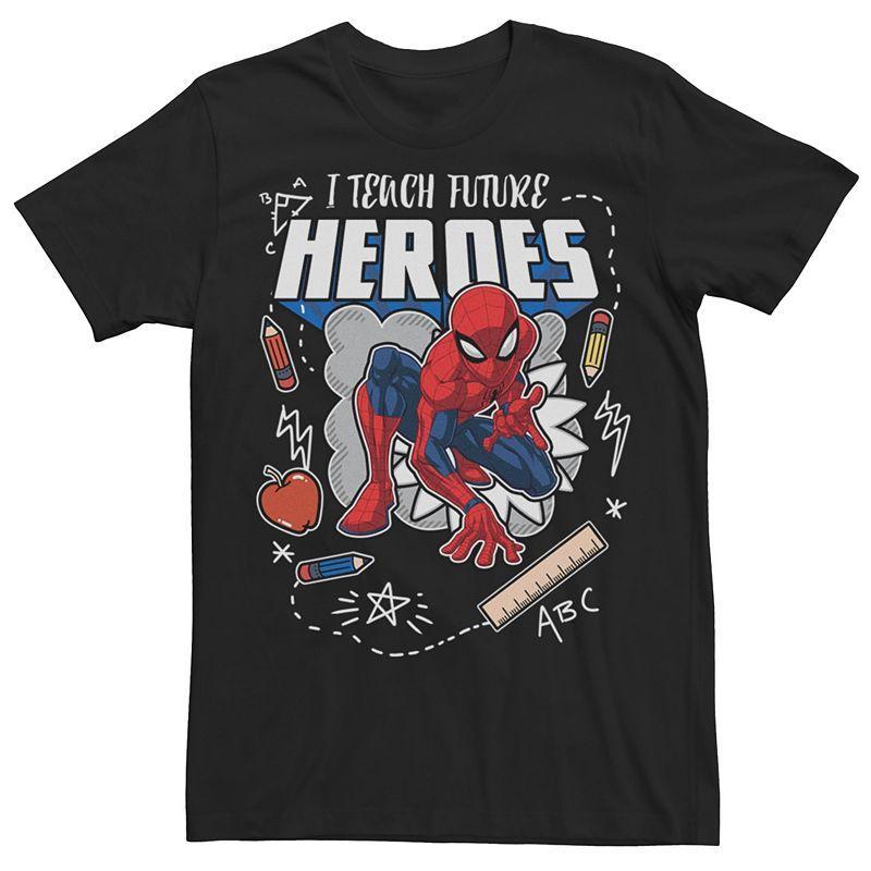 Marvel Mens Spider-Man I Teach Future Heroes Short Sleeve T-Shirt Product Image