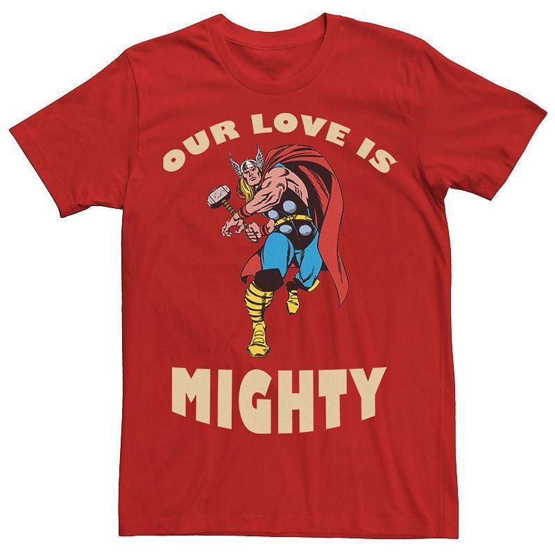 Mens Marvel Mighty Love Valentines Day Tee Product Image