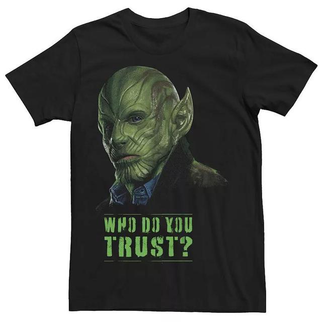 Big & Tall Marvel Secret Invasion Skrull Talos Who Do You Trust? Graphic Tee, Mens Product Image