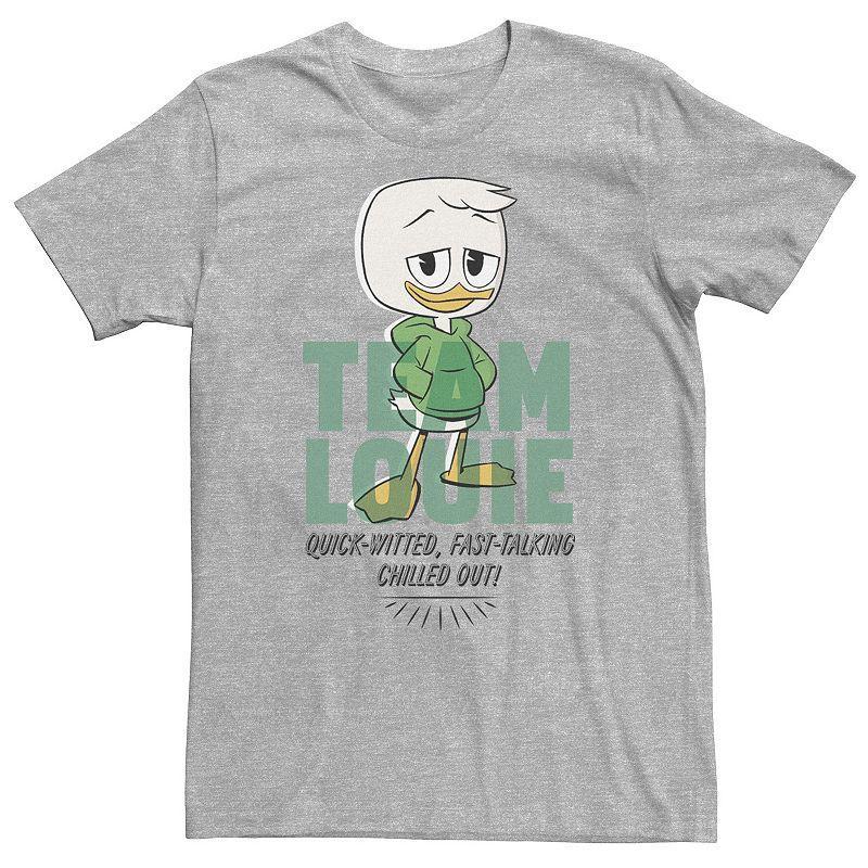 Big & Tall Disney DuckTales Team Louie Quick-Witted Chilled Out Tee, Mens Athletic Grey Product Image