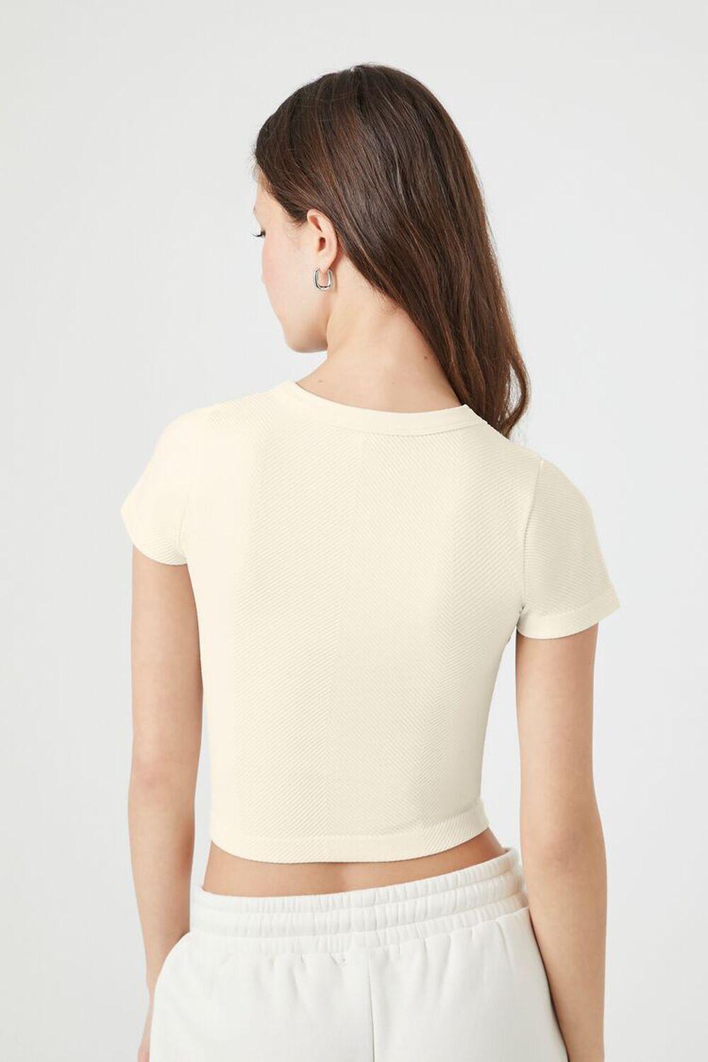 Cropped Seamless Tee | Forever 21 Product Image