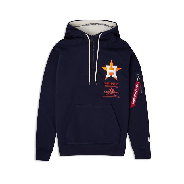 Alpha Industries X Houston Astros Zipper Hoodie Male Product Image