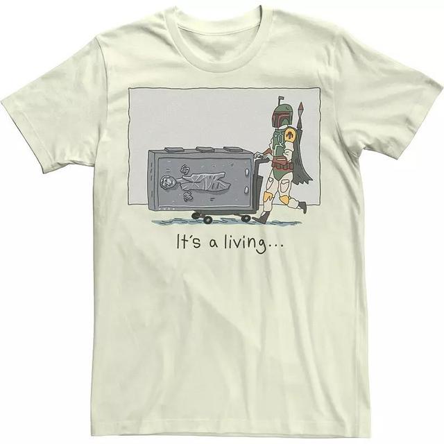 Mens Star Wars Boba Fett Its A Living Doodle Tee Product Image