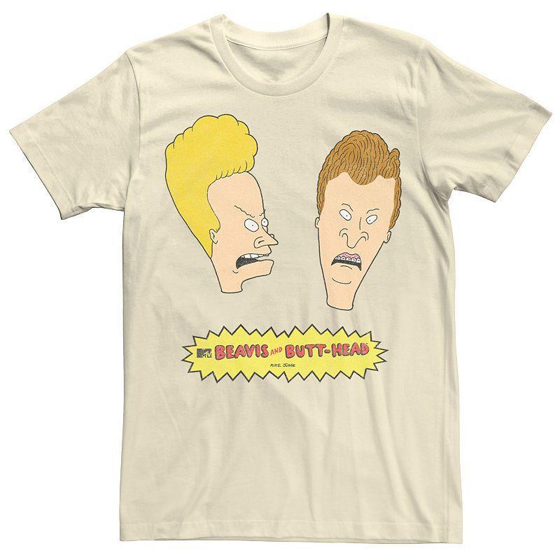 Mens Beavis And Butthead Large Faces Portrait Tee Product Image