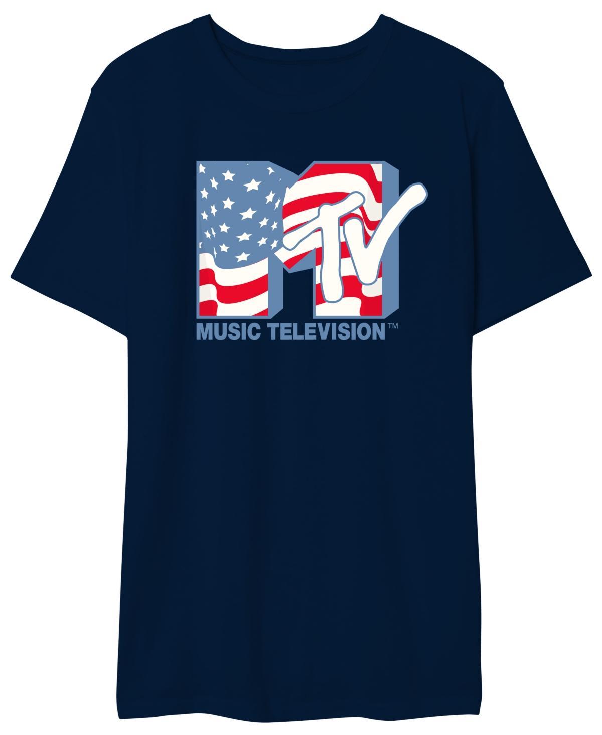 Mtv Mens American Flag Tee Product Image