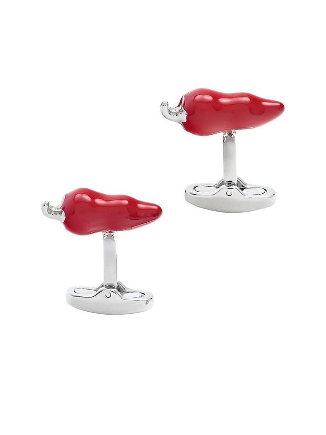 Mens Chili Pepper Cuff Links Product Image