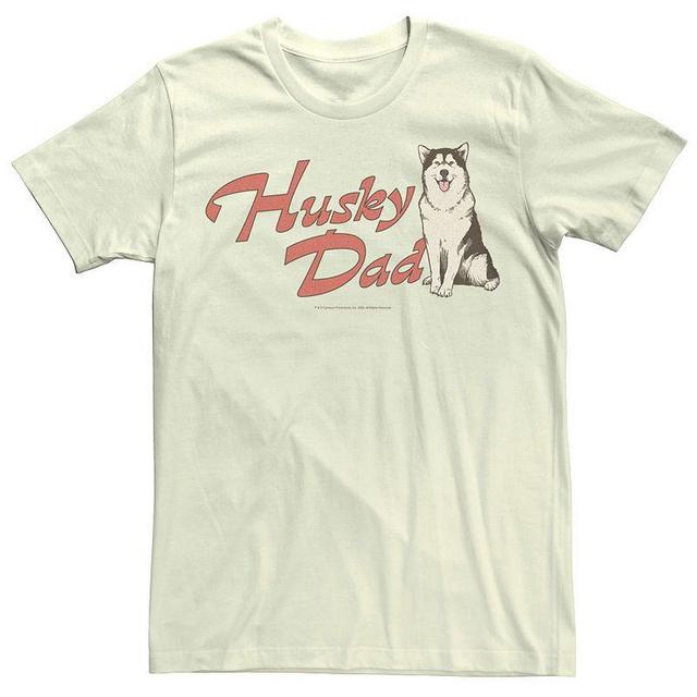 Mens Husky Dad Dog Lover Graphic Tee Product Image