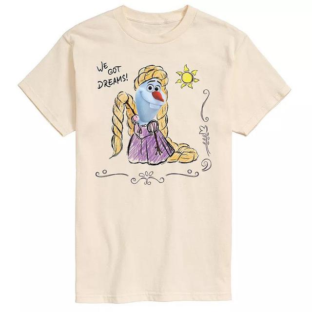 Disneys Frozen Mens Olaf Tangled Graphic Tee Product Image