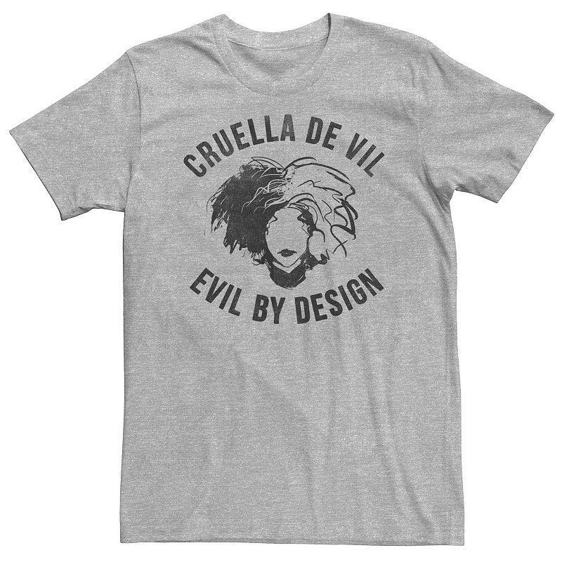 Big & Tall Disney Cruella Evil By Design Tee, Mens Product Image