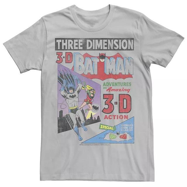 Mens DC Comics Batman Three DiMension Vintage Comic Cover Tee Product Image