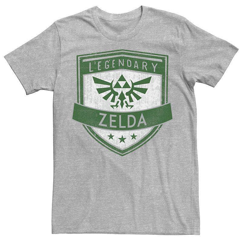 Mens Nintendo Camp Zelda Tee Athletic Grey Product Image