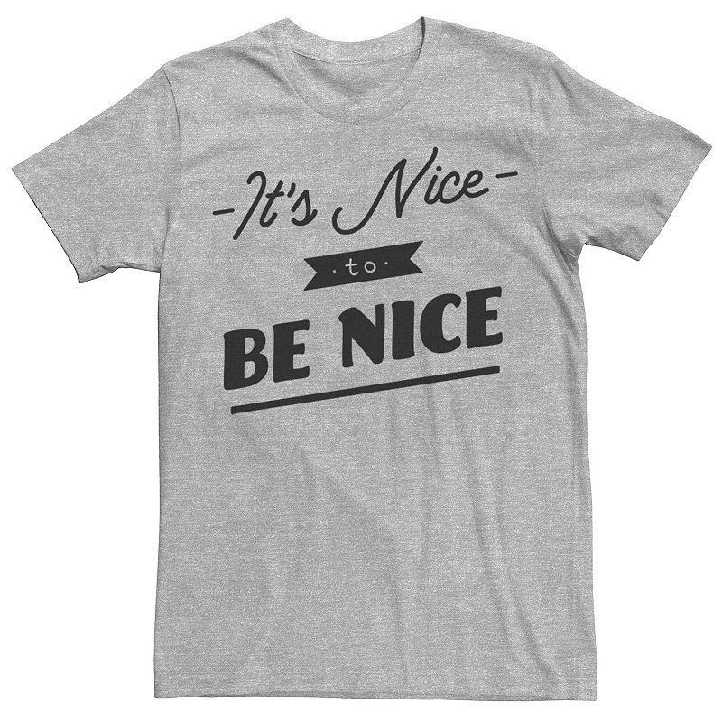 Mens Fifth Sun Nice To Be Nice Bold Tee Med Grey Product Image