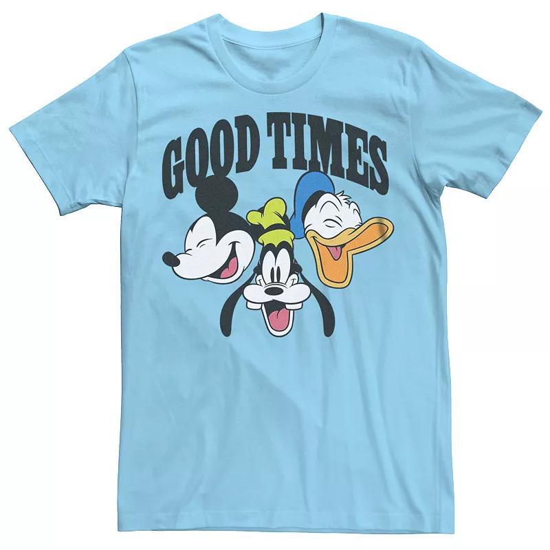 Mens Disneys Mickey Classic Disneys Mickey Goofy Donald Good Times Tee Product Image