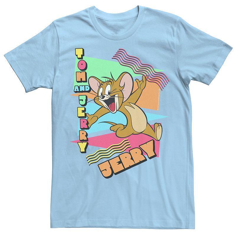 Mens Tom And Jerry Triangle 90s Portrait Tee Product Image