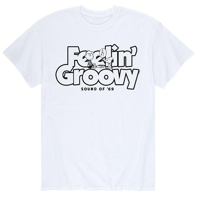 Mens Peanuts Snoopy Feeling Groovy Tee Product Image