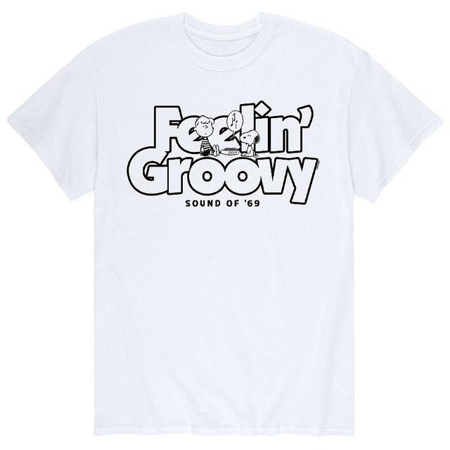 Mens Peanuts Snoopy Feeling Groovy Tee Product Image