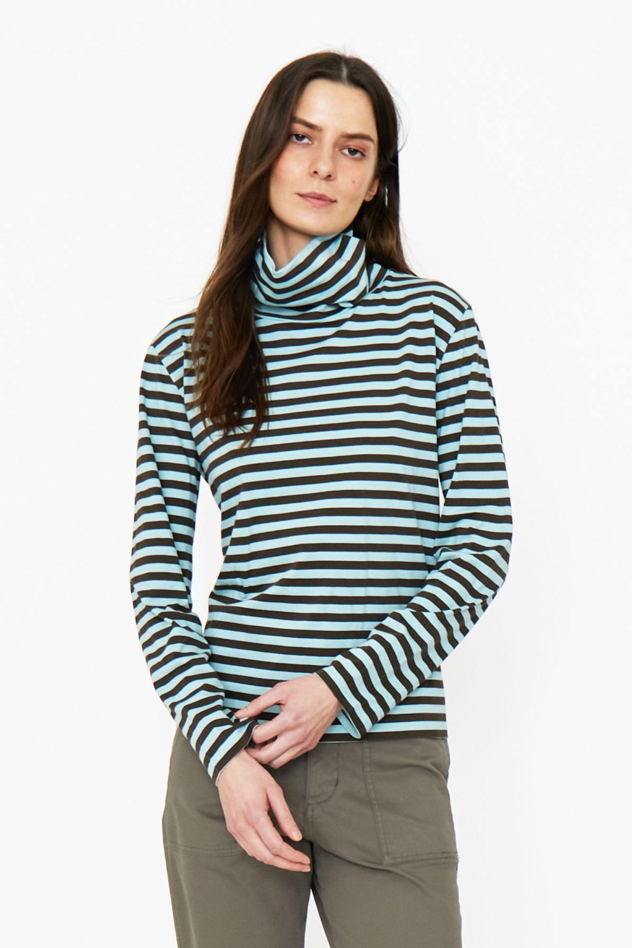 The Turtleneck - Seafoam/Army Female Product Image