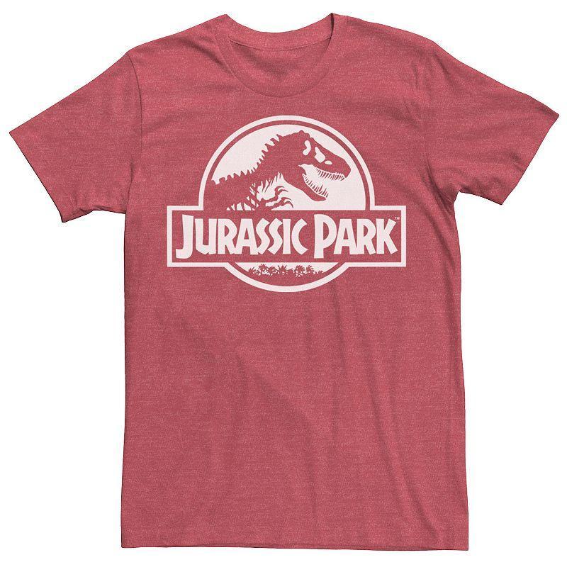 Mens Jurassic Park Movie Logo Tee Royal Grey Product Image