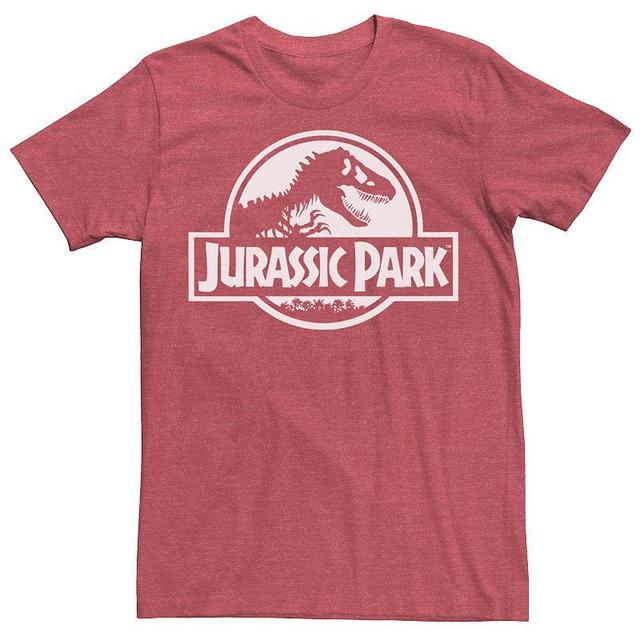 Mens Jurassic Park Movie Logo Tee Royal Grey Product Image