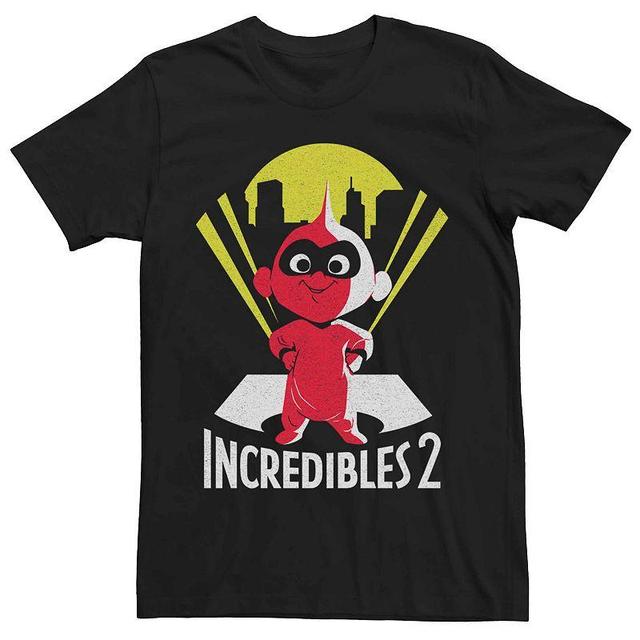 Mens Disney Pixar Incredibles 2 Jack Jack Retro Graphic Tee Black Product Image