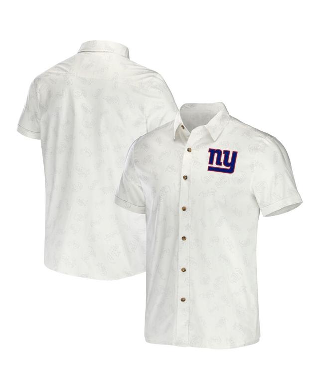 Mens Nfl x Darius Rucker Collection by Fanatics White New York Giants Woven Button-Up Shirt Product Image