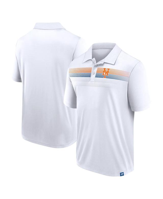 Fanatics Mens White New York Mets Big Tall Victory For Us Interlock Polo Shirt Product Image