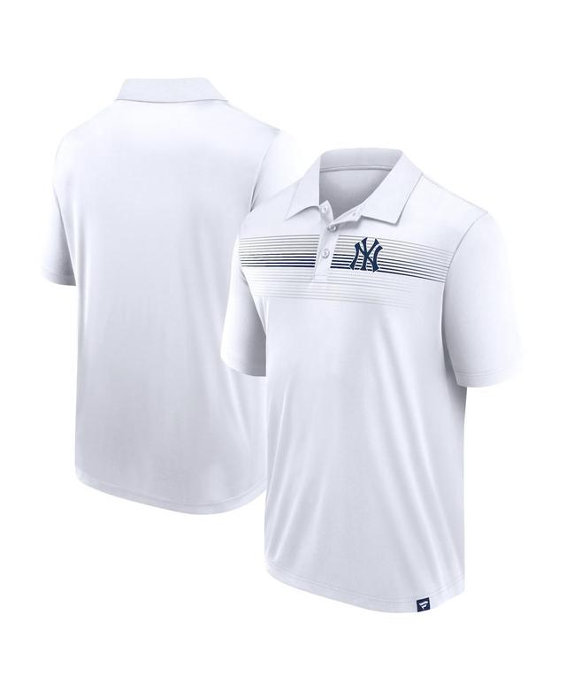 Mens Fanatics Branded White New York Yankees Victory For Us Interlock Polo Product Image