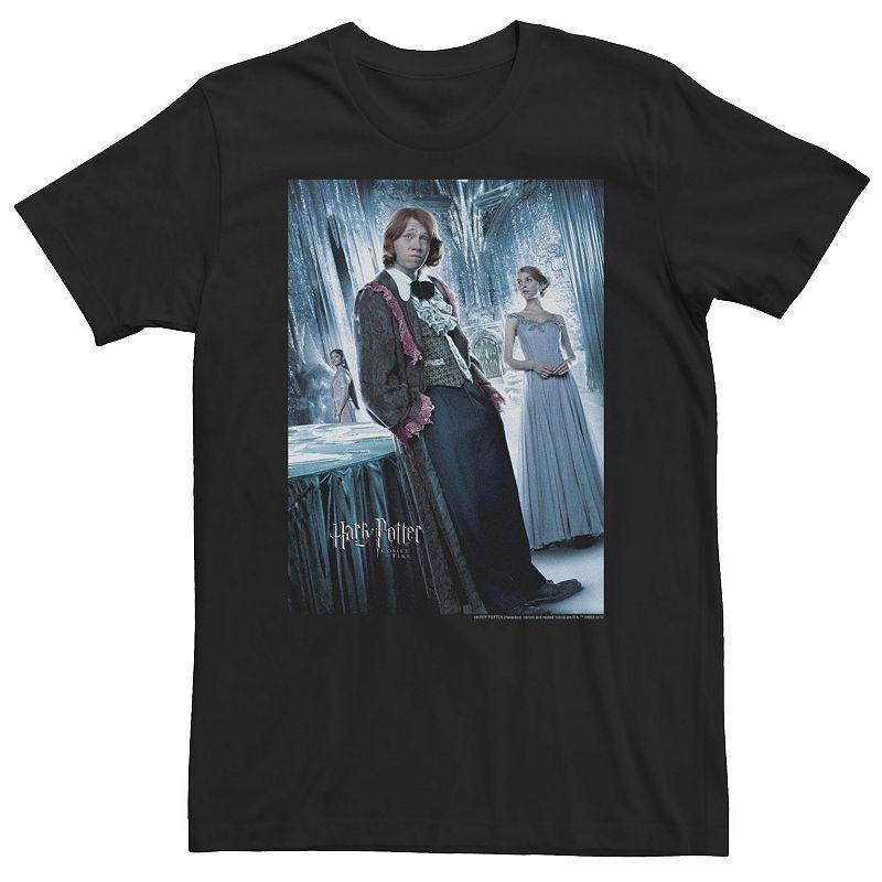 Big & Tall Harry Potter Goblet Of Fire Ron Yule Ball Character Poster Tee, Mens Product Image