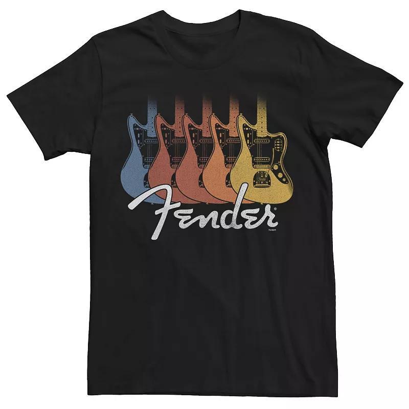 Mens Fender Retro Rainbow Telecaster Logo Tee Product Image