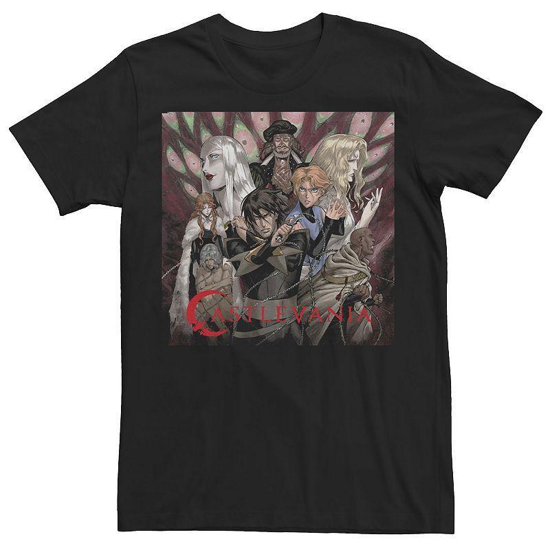 Big & Tall Castlevania Group Shot Dark Portrait Tee, Mens Product Image