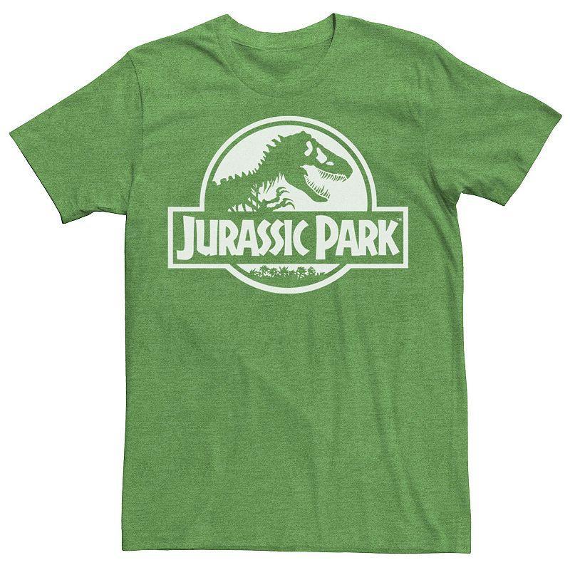 Mens Jurassic Park Movie Logo Tee Royal Grey Product Image