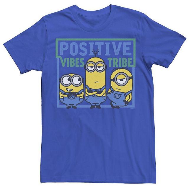 Mens Minions Positive Vibes Tribe Short Sleeve T-shirt Product Image