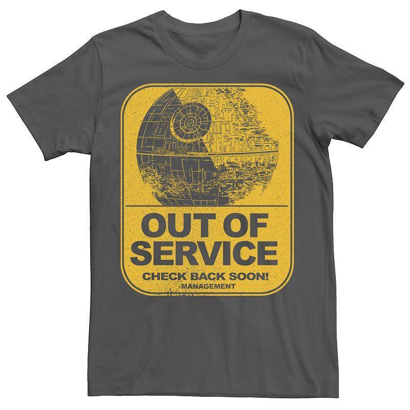 Mens Star Wars Death Star Out Of Service Check Back Soon Tee Product Image