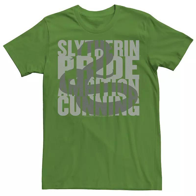 Mens Harry Potter Slytherin Snake Silhouette Text Tee Product Image