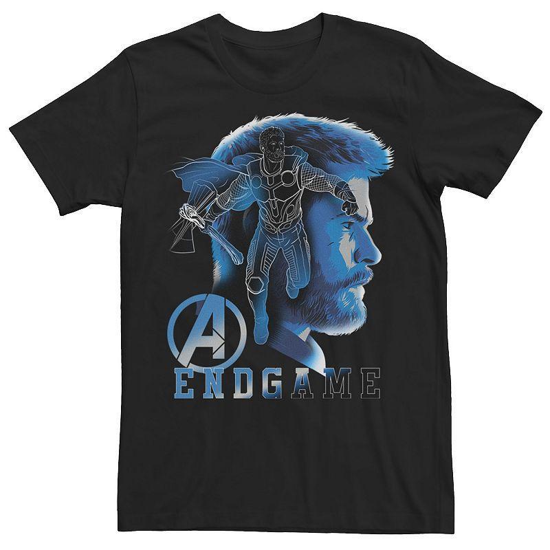 Mens Marvel Avengers Endgame Thor Silhouette Poster Tee Product Image