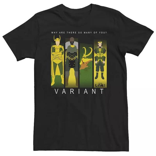 Big & Tall Marvel Loki Variant Panel Poster Tee, Mens Product Image